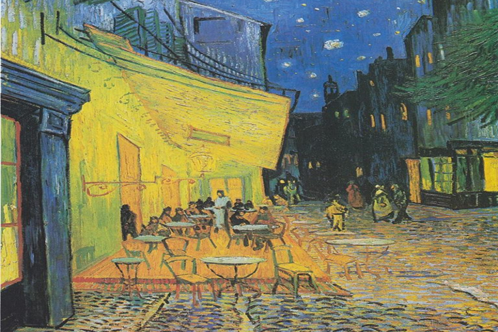 Image: Vincent Van Gogh, Cafe Terrace at Night, 1888